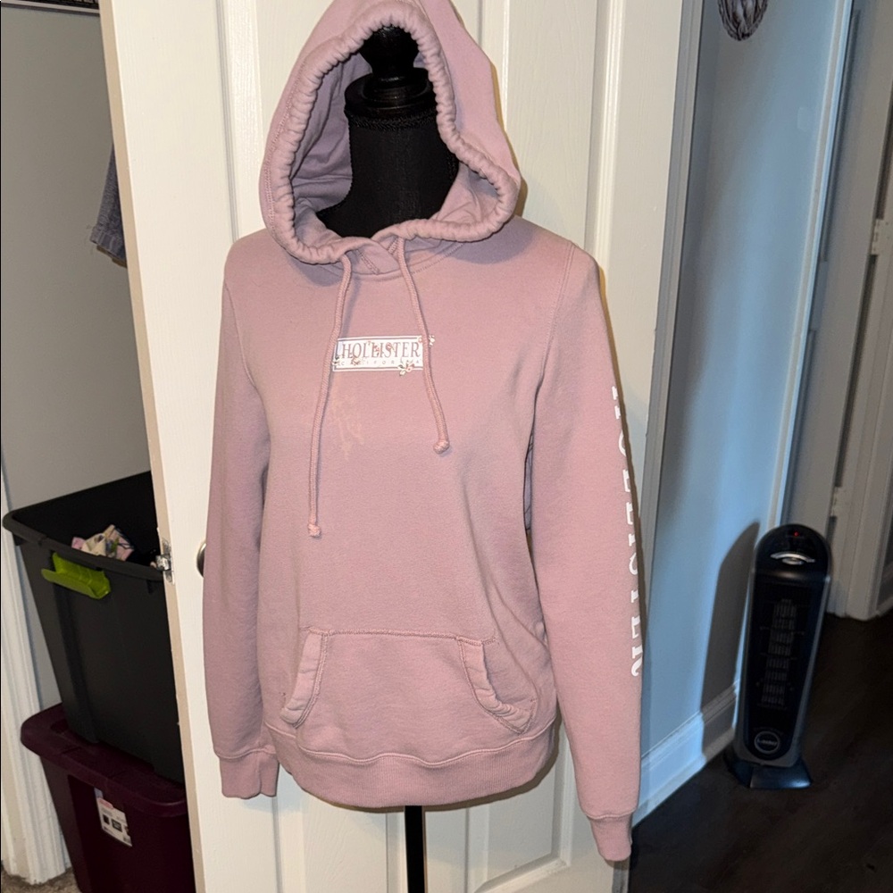 🖤HOLLISTER DUSTY LAVENDER HOODIE SIZE S🖤